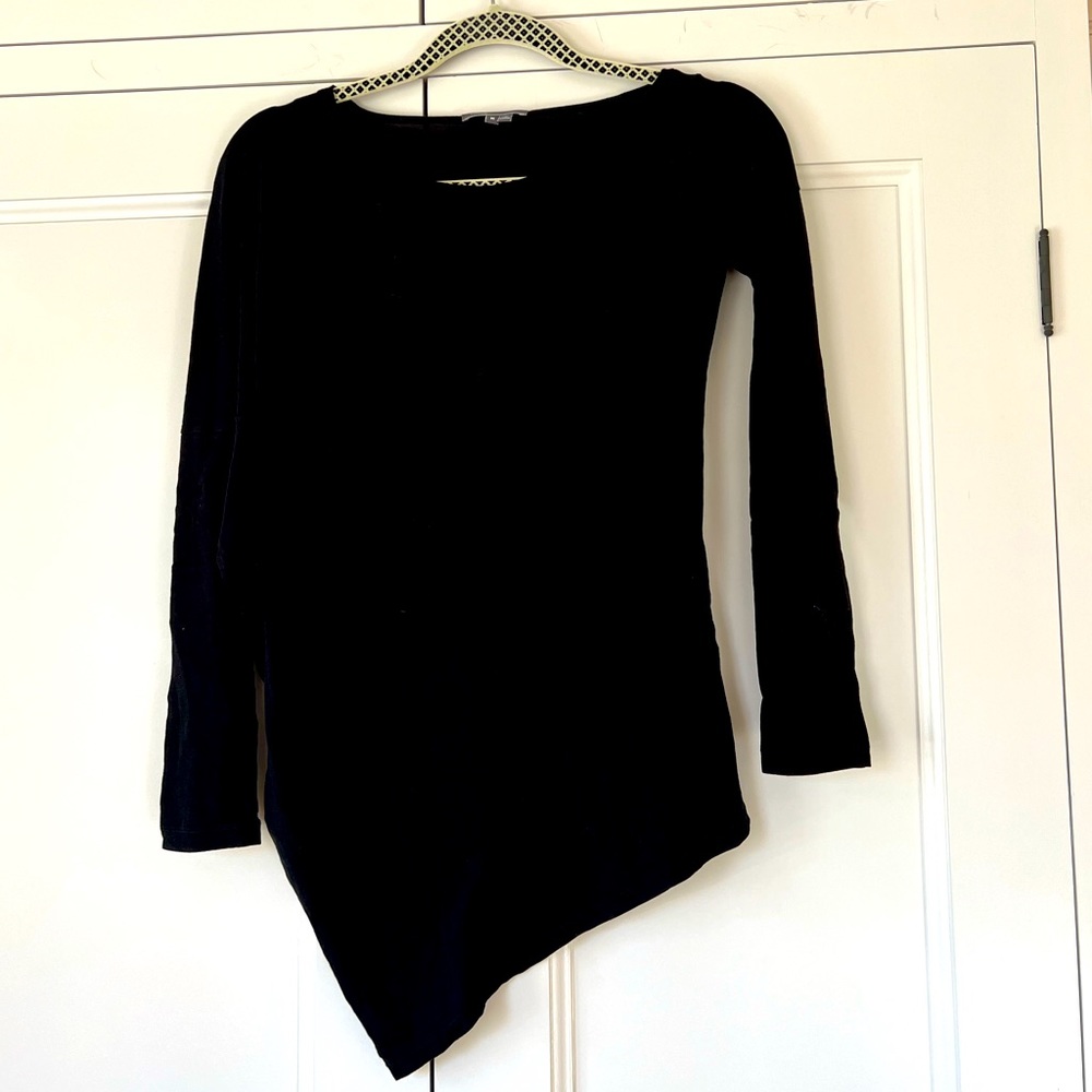 VINCE BLACK IRREGULAR SHAPED